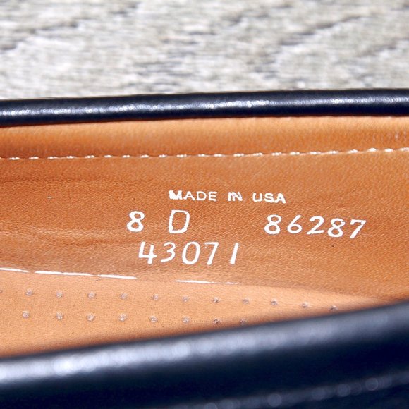 * NIB * $325 Allen Edmonds CASTINE Driving Shoe 8 D Black * new Cedar Trees Bags